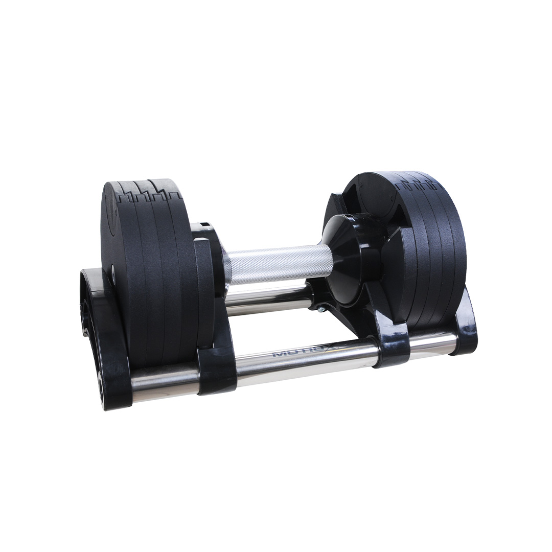 Motiox Adjustable Dumbbell 2 16 kg Carbon Black – podesive bučice 2