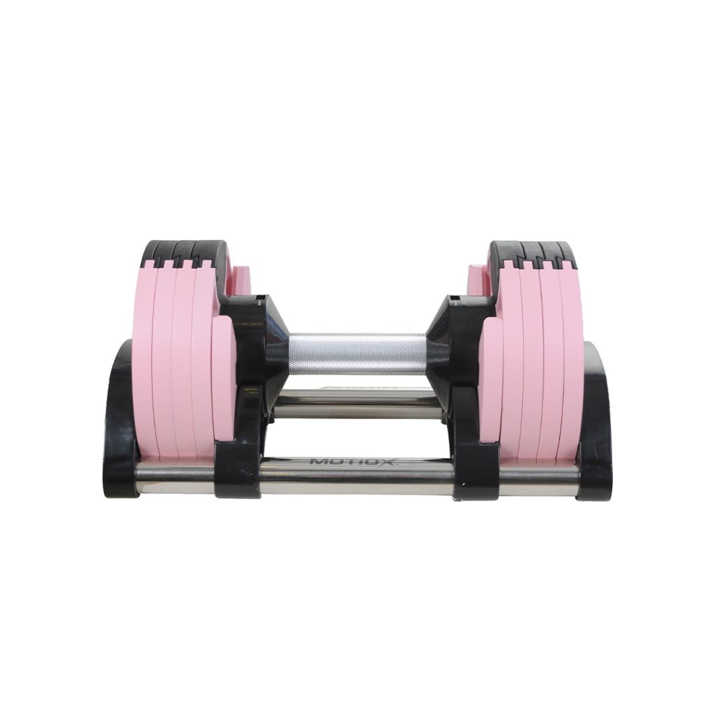 Motiox Adjustable Dumbbell 2 16 kg Pink – podesive bučice