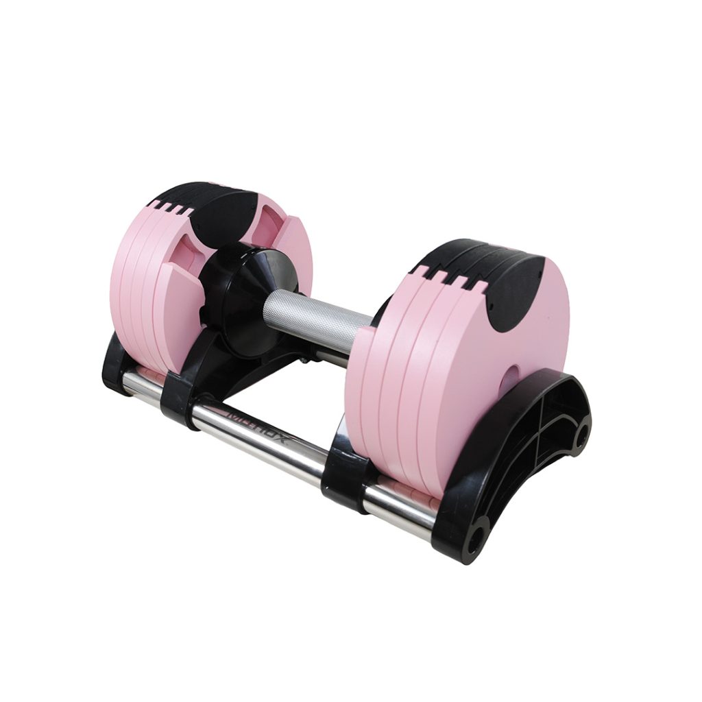 Motiox Adjustable Dumbbell 2 16 kg Pink – podesive bučice 2