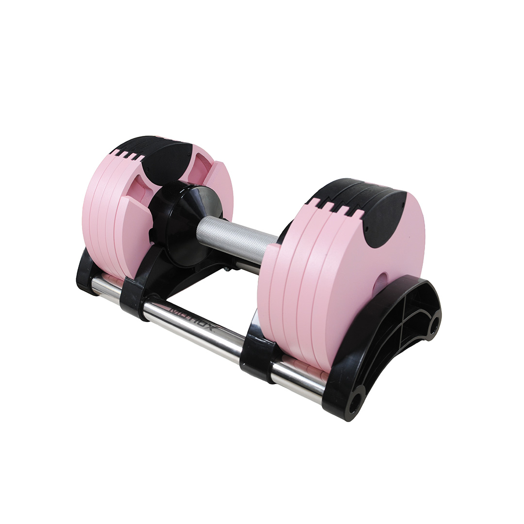 Motiox Adjustable Dumbbell 2 16 kg Pink – podesive bučice 2