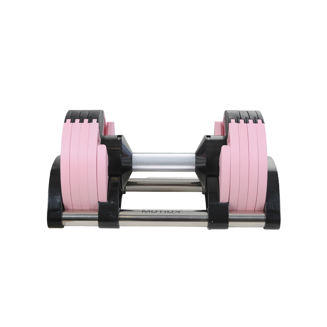 Motiox Adjustable Dumbbell 2 16 kg Pink – podesive bučice