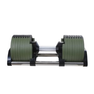 Motiox Adjustable Dumbbell 2 24 kg Army Green – podesive bučice 1