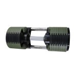 Motiox Adjustable Dumbbell 2 24 kg Army Green – podesive bučice 3