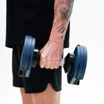 Motiox Adjustable Dumbbell 2 24 kg Blue – podesive bučice3