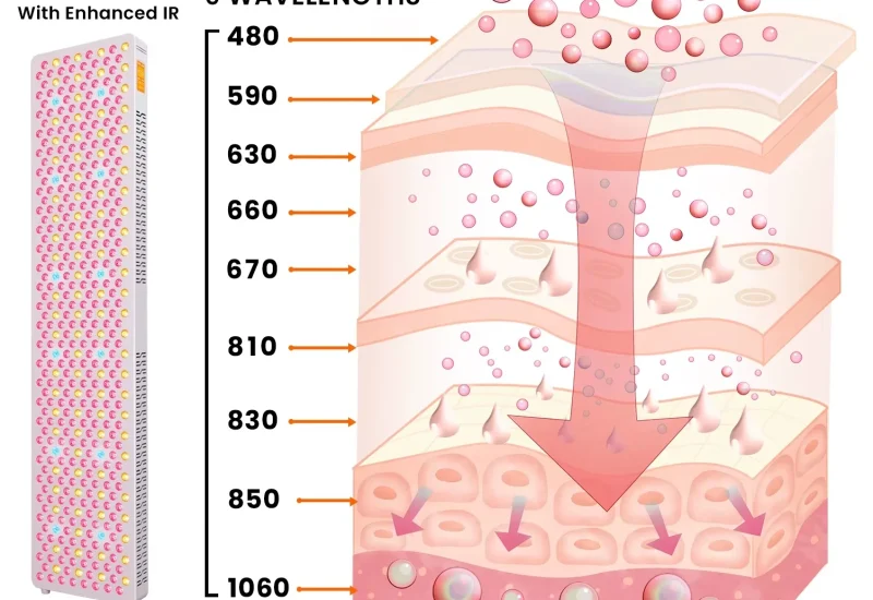 Air Relax ARNANO35 Red Light Panel – Prijenosni panel s crvenim svijetlom8