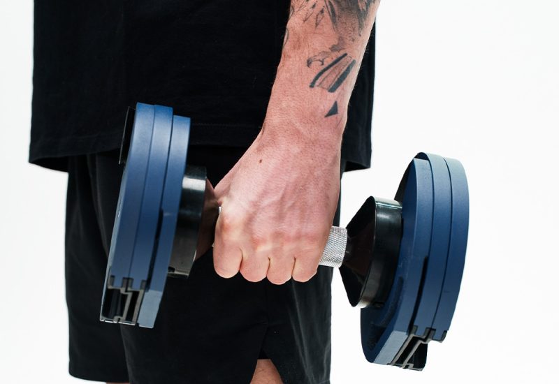 Motiox Adjustable Dumbbell 2 24 kg Blue – podesive bučice3