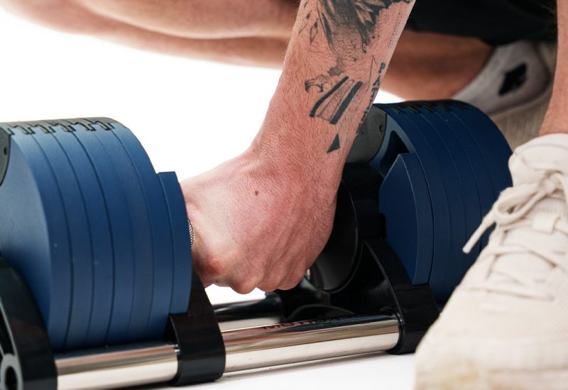 Motiox Adjustable Dumbbell 2 24 kg Blue – podesive bučice8