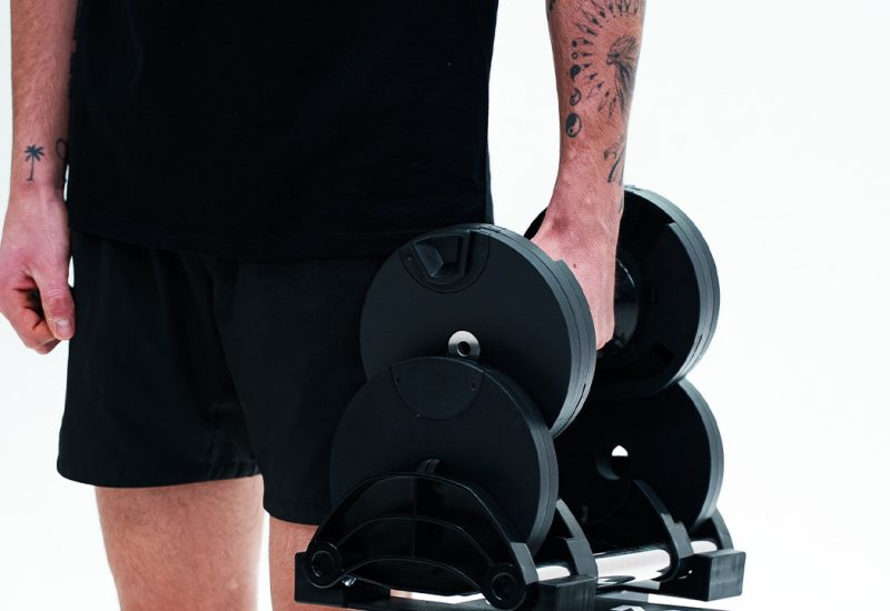 Motiox Adjustable Dumbbell 2 24 kg Carbon Black – podesive bučice 2