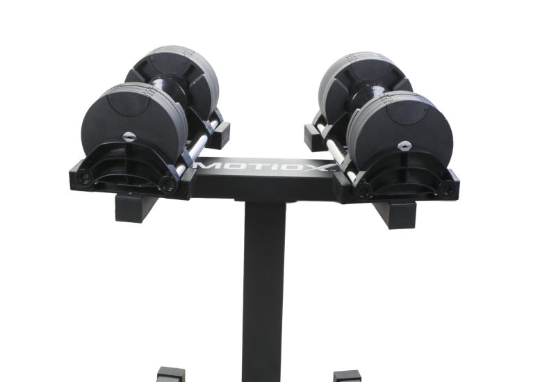 Podesive bučice na stalku Motiox